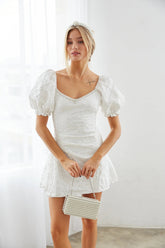 emerson puff sleeve mini dress