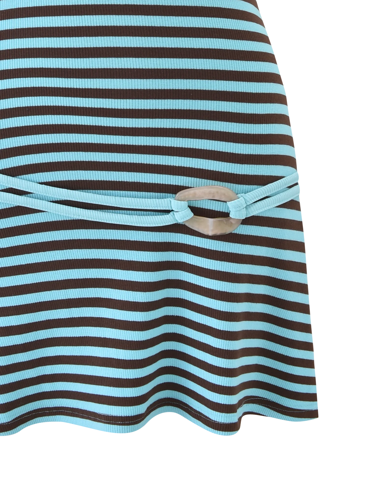 CELESTE MINI DRESS - BLUE STRIPE