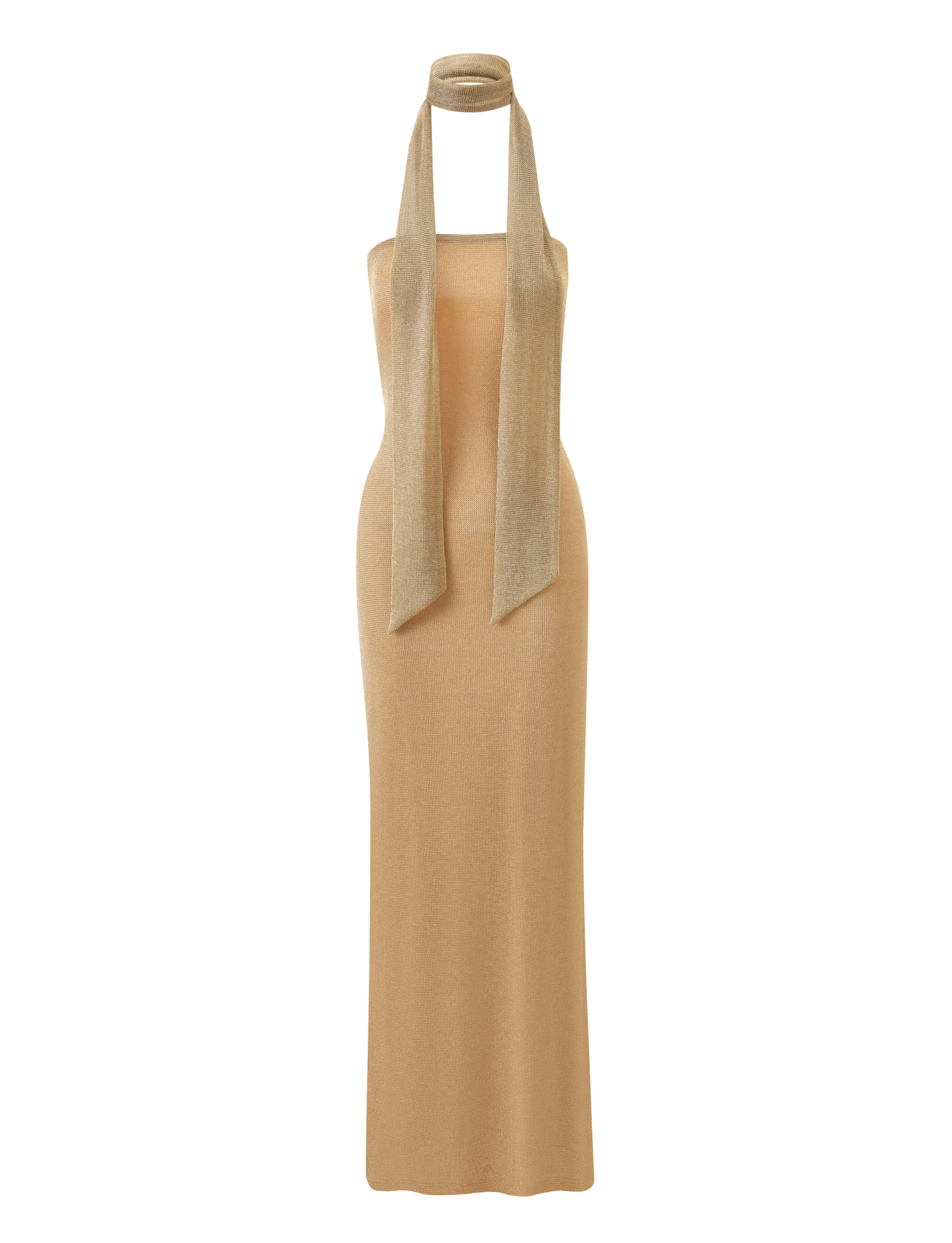 DANIELA SCARF DRESS 2.0 - GOLD