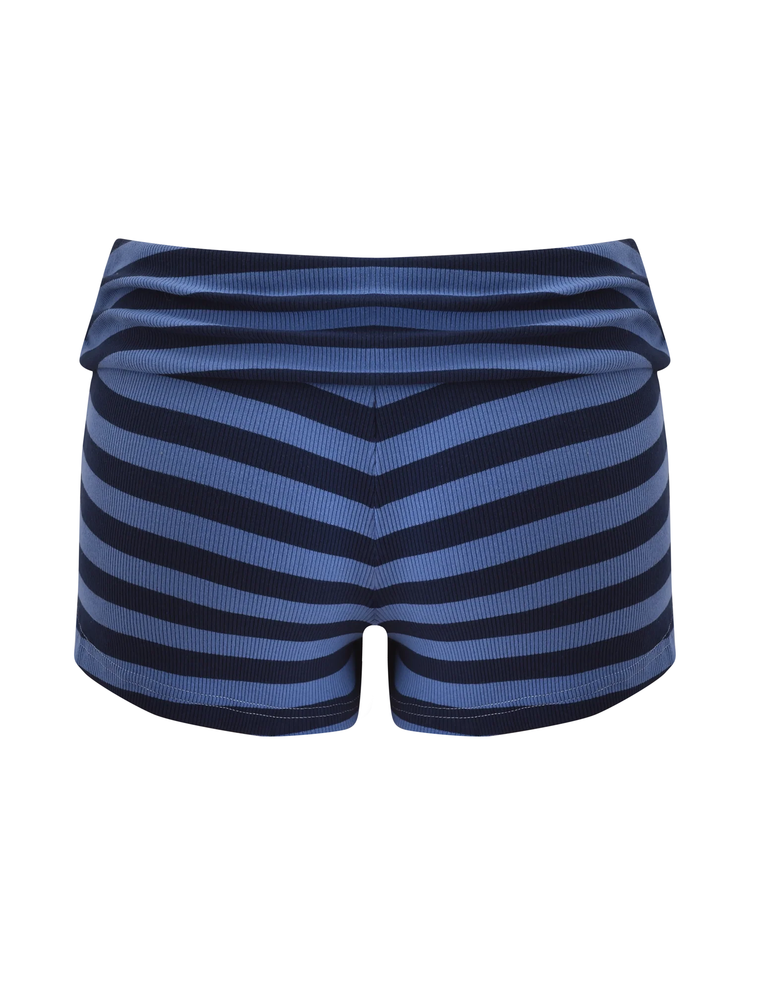CERYS RIB SHORT - BLUE NAVY STRIPE