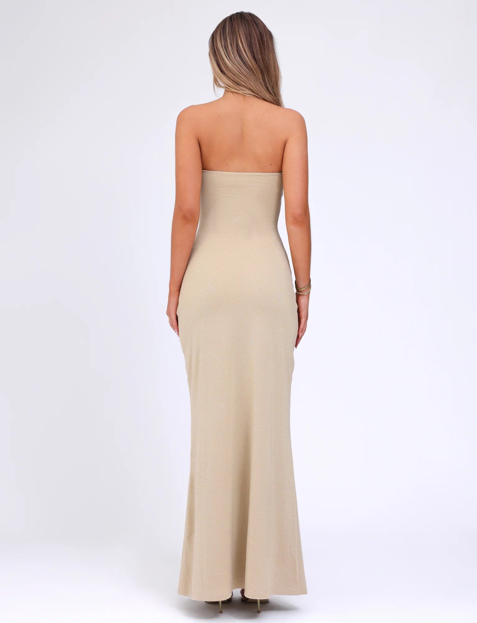 CECILY MAXI DRESS - GOLD
