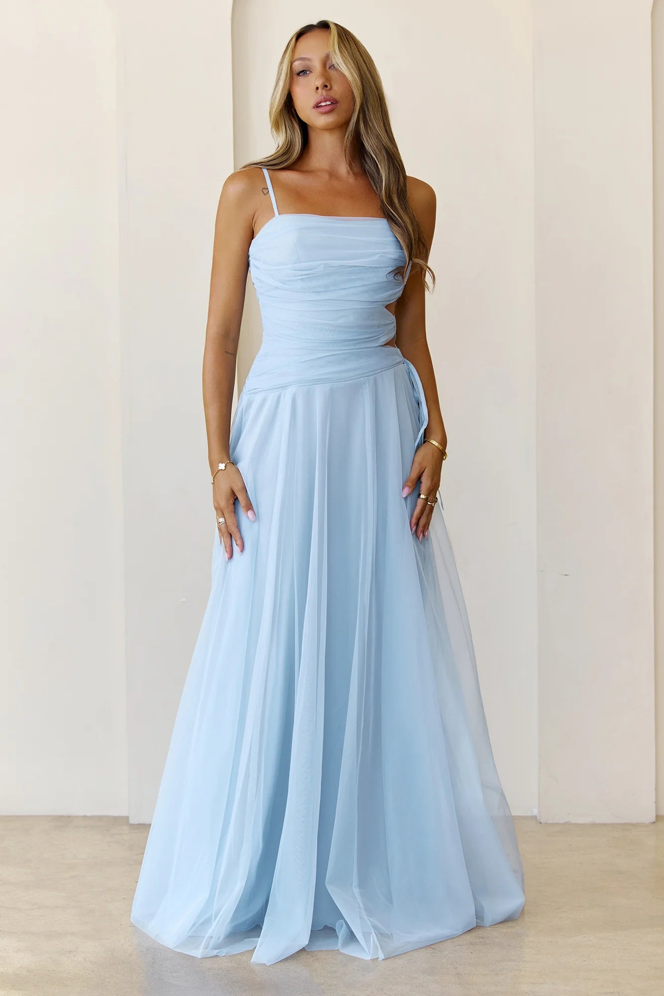 Limited Edition Love Maxi Dress Blue