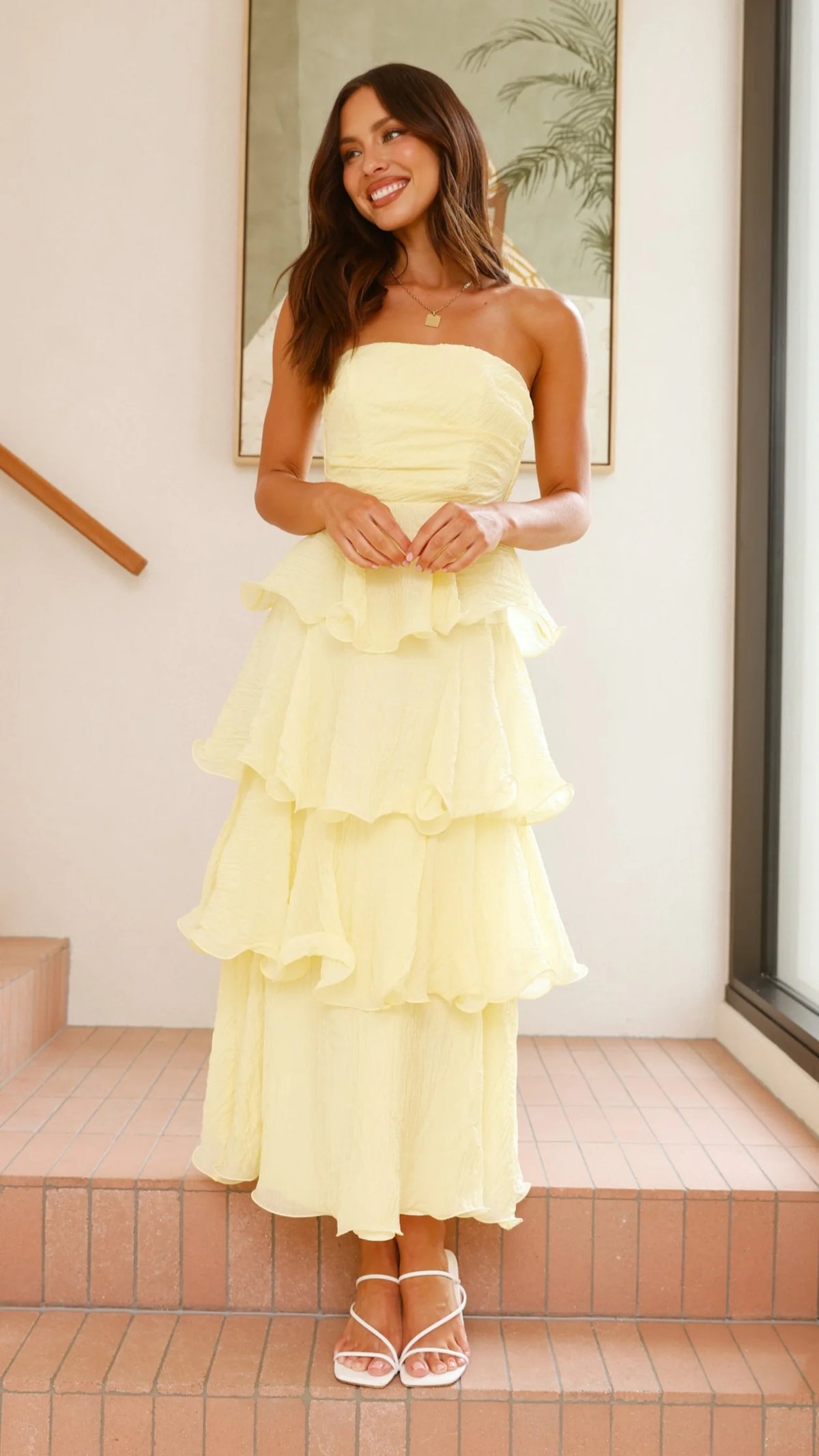 Lanica Maxi Dress - Yellow