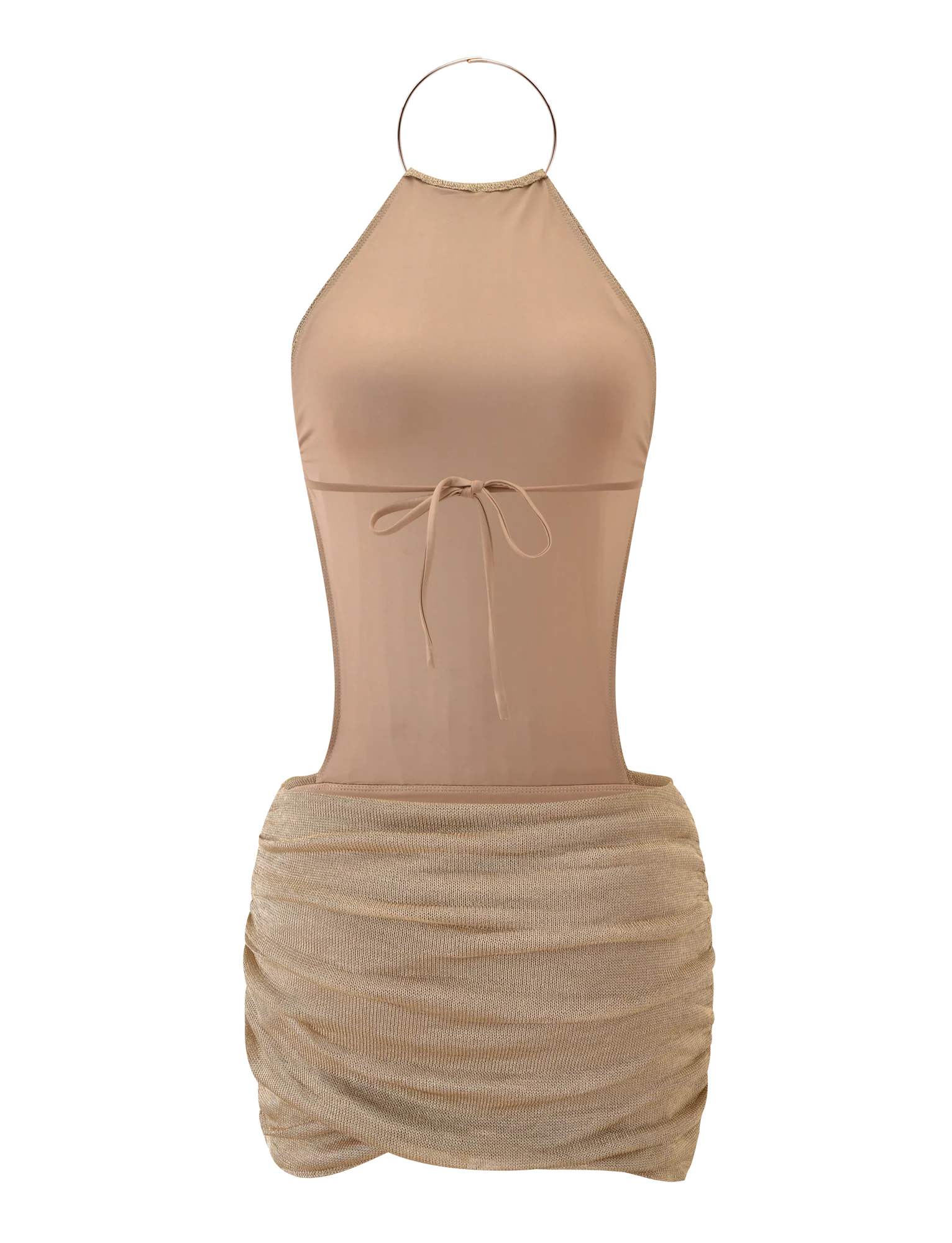 EVANNA MINI DRESS - GOLD