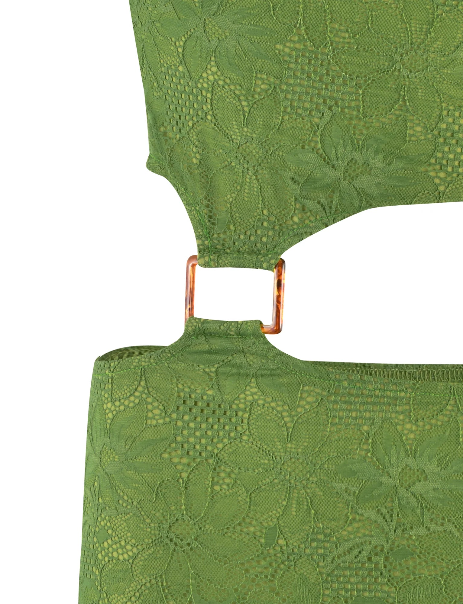 AANYA DRESS - GREEN : GREEN LACE