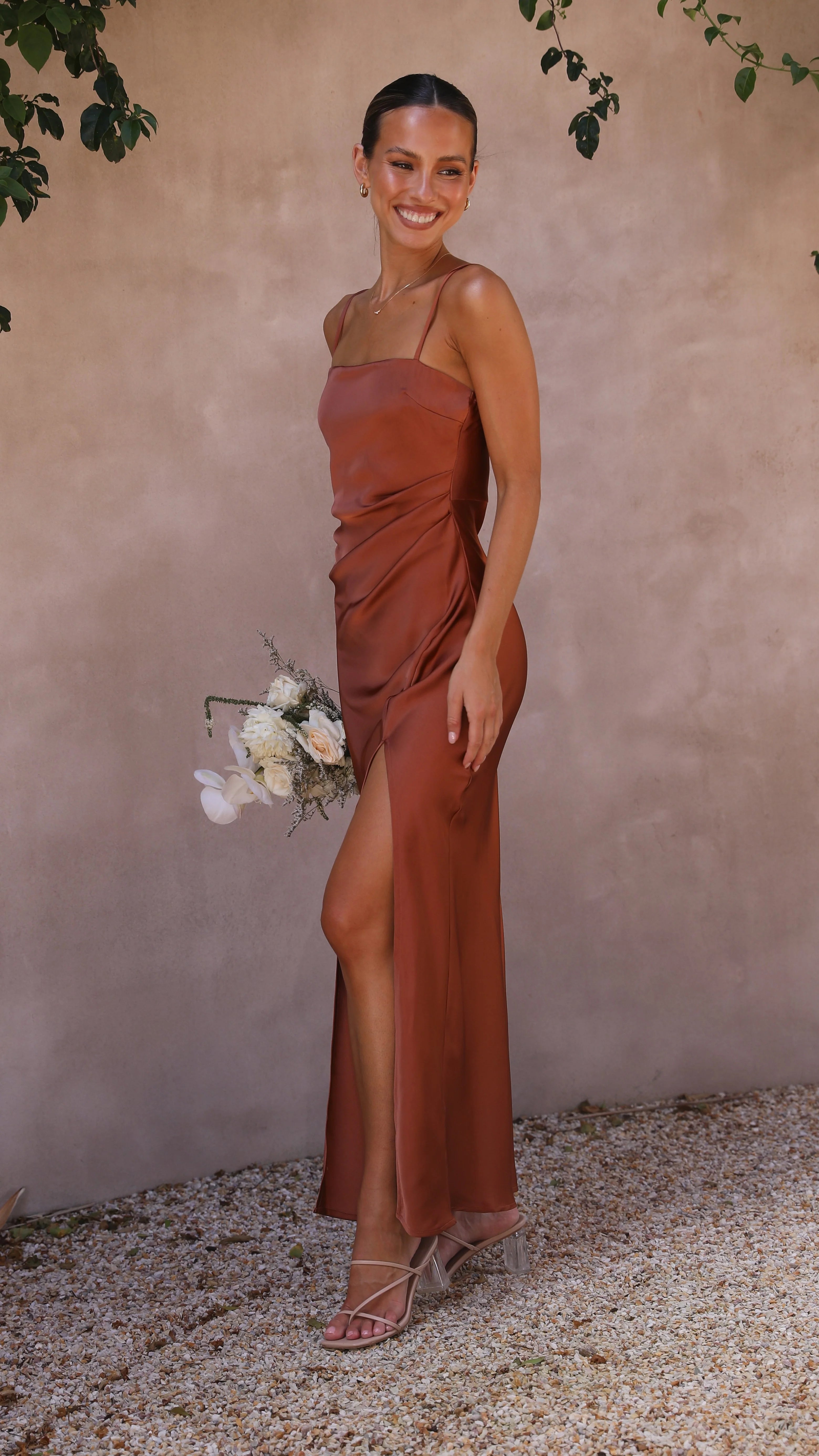 Ilana Maxi Dress - Copper