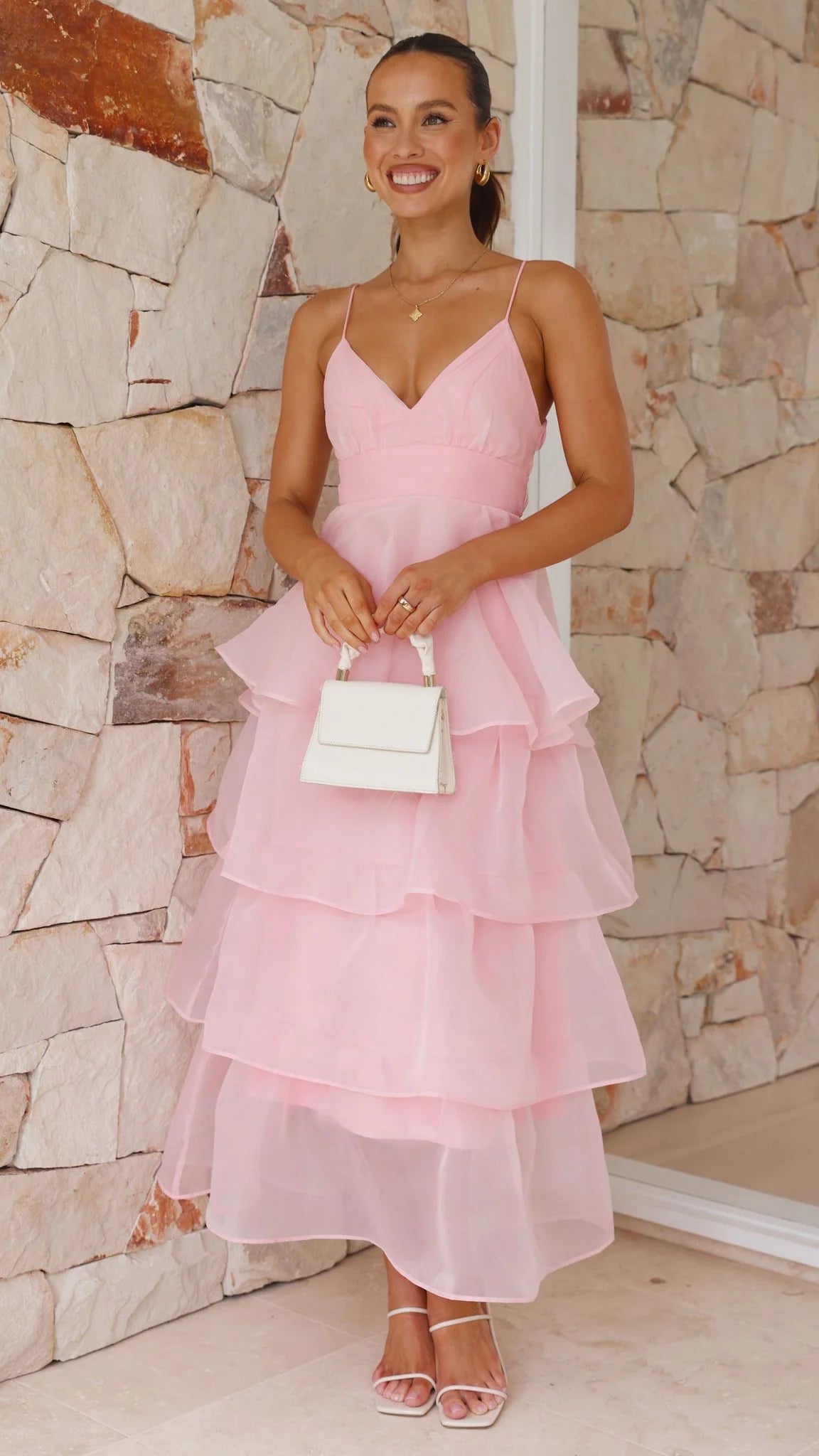 Shayla Maxi Dress - Pink