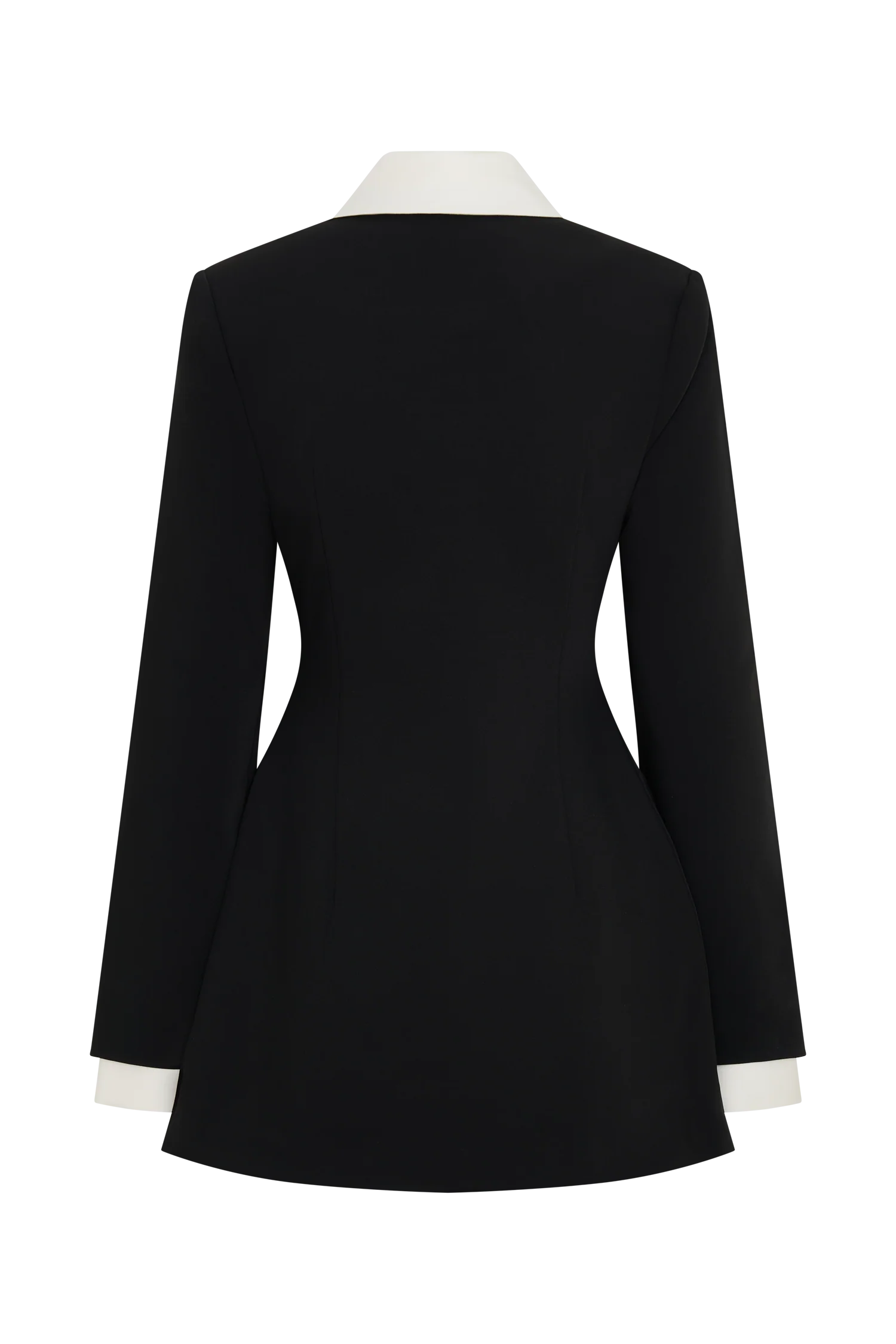Gretchen Suiting Mini Dress - Black