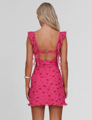 AMARIS MINI DRESS - DITSY FLORAL