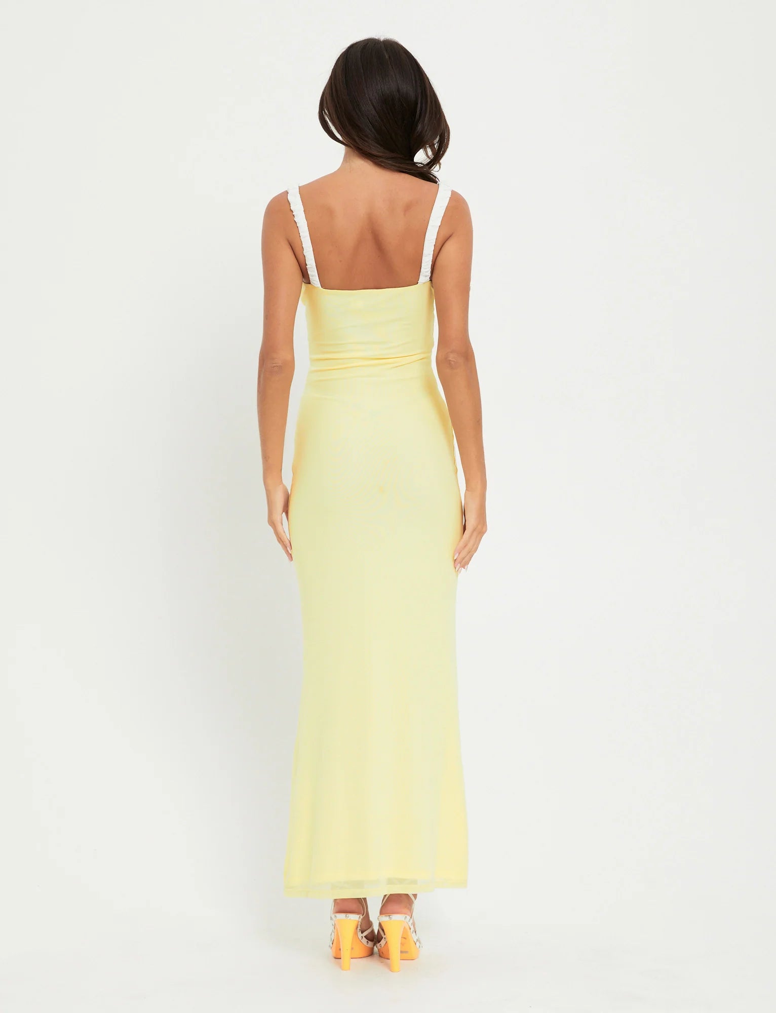 AMARAN DRESS - YELLOW : LEMON