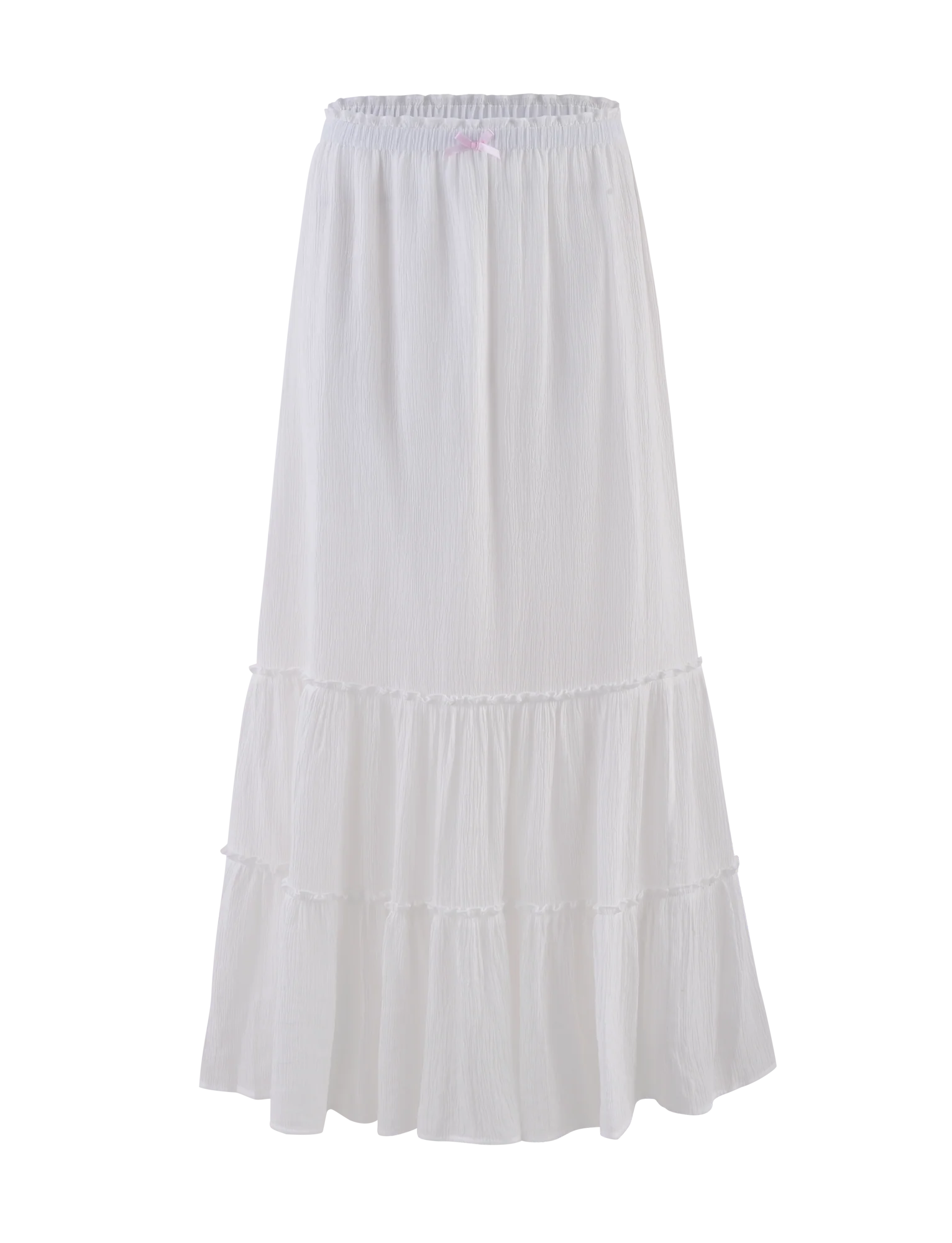 ASHLYNN MAXI SKIRT - WHITE
