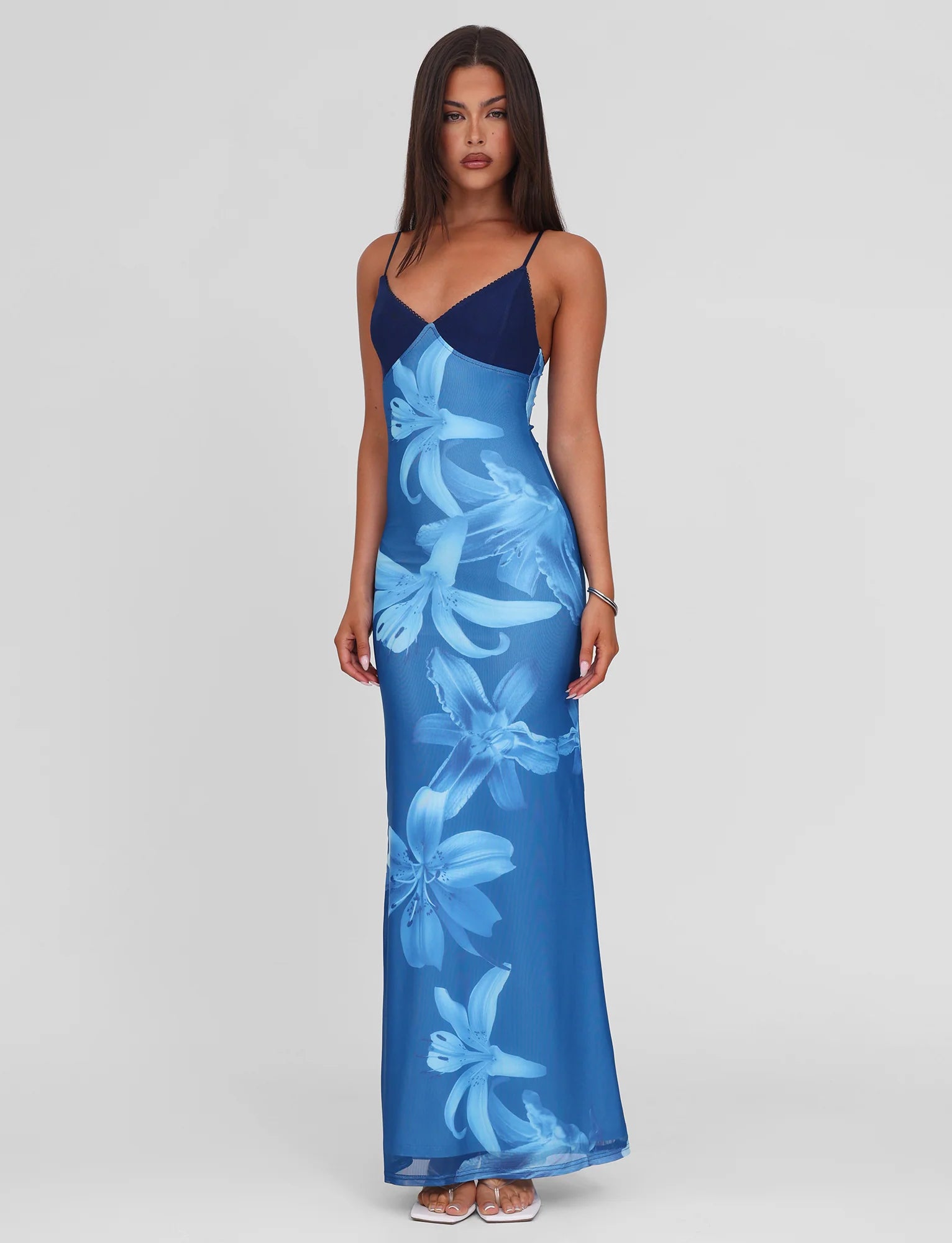 ALAINA DRESS - BLUE ORCHID