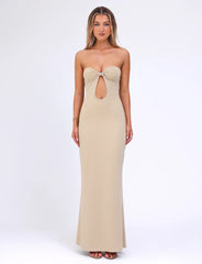 CECILY MAXI DRESS - GOLD