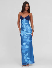 ALAINA DRESS - BLUE ORCHID