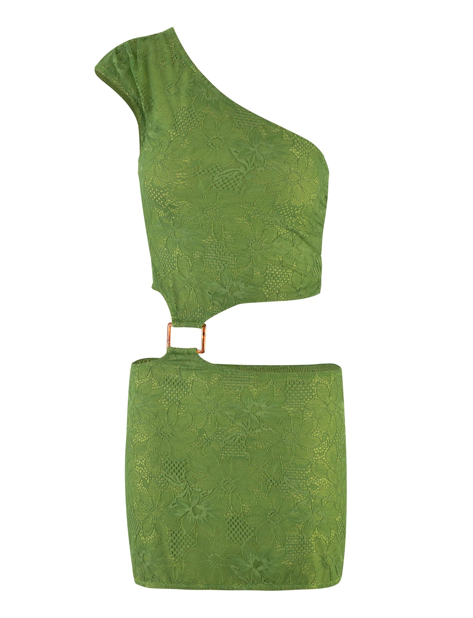 AANYA DRESS - GREEN : GREEN LACE